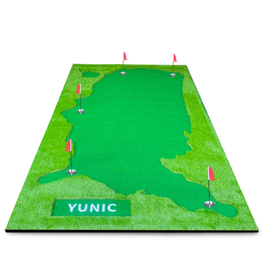 Yunic Golf 8' x 16' Putting Green with Elevation Slope