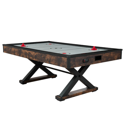 84" Air Hockey Table Air Powered Arcade Table Electronic Scorer Pushers Pucks