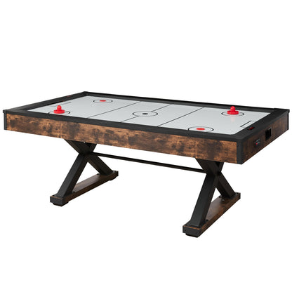 84" Air Hockey Table Air Powered Arcade Table Electronic Scorer Pushers Pucks