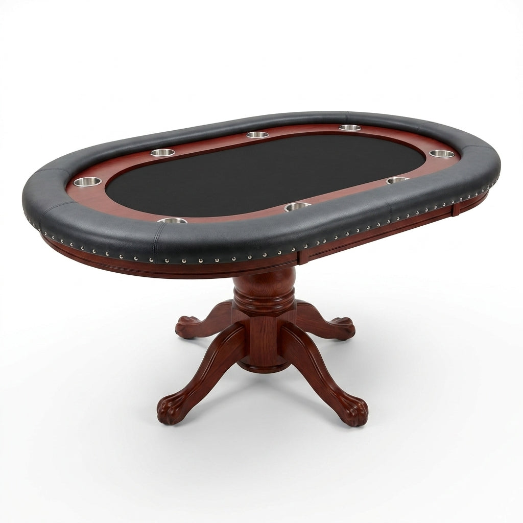 GrandOak Elite Poker Table — Studio Shot