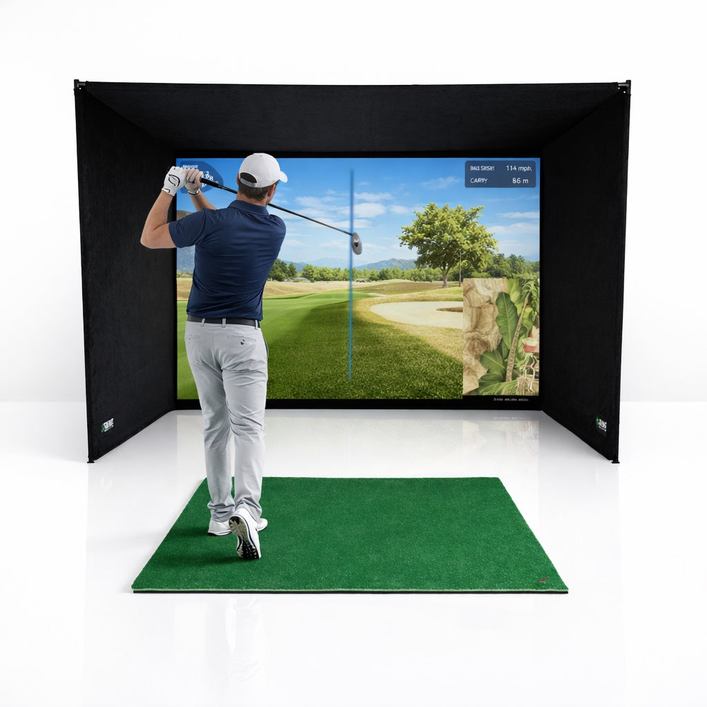 SimBox Golf Simulator Enclosure - 7 sizes available