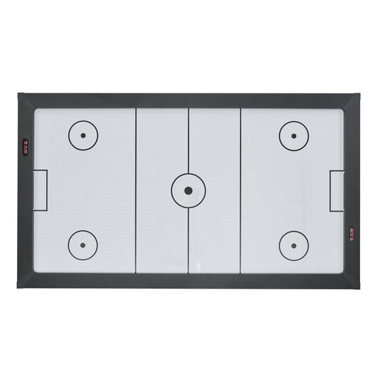 84-Inch Rustic Air Hockey Table with Electronic Scoring