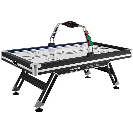 89-Inch LED Air Hockey Table with Electronic Scoring