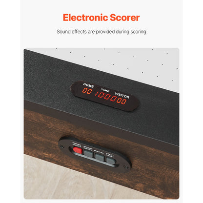 84" Air Hockey Table Air Powered Arcade Table Electronic Scorer Pushers Pucks