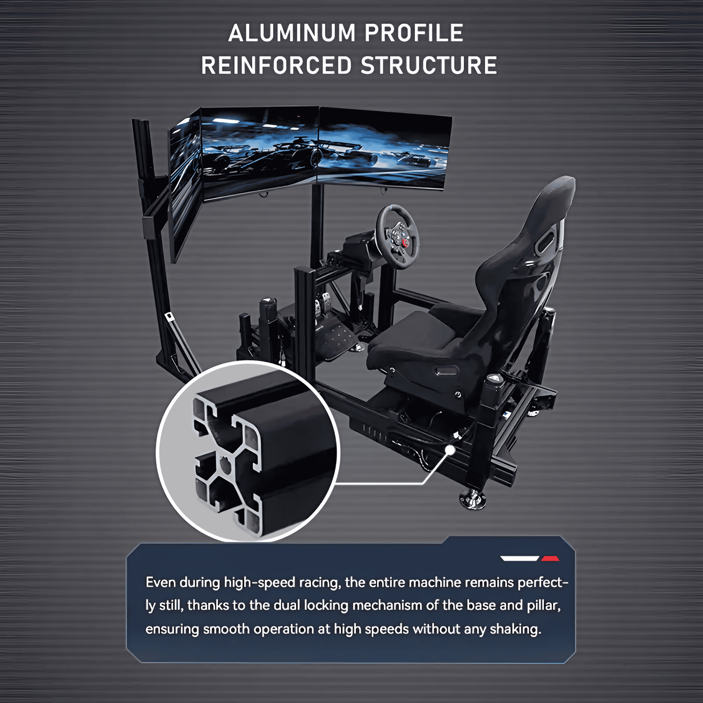 Racing Simulator Full Racing Movement