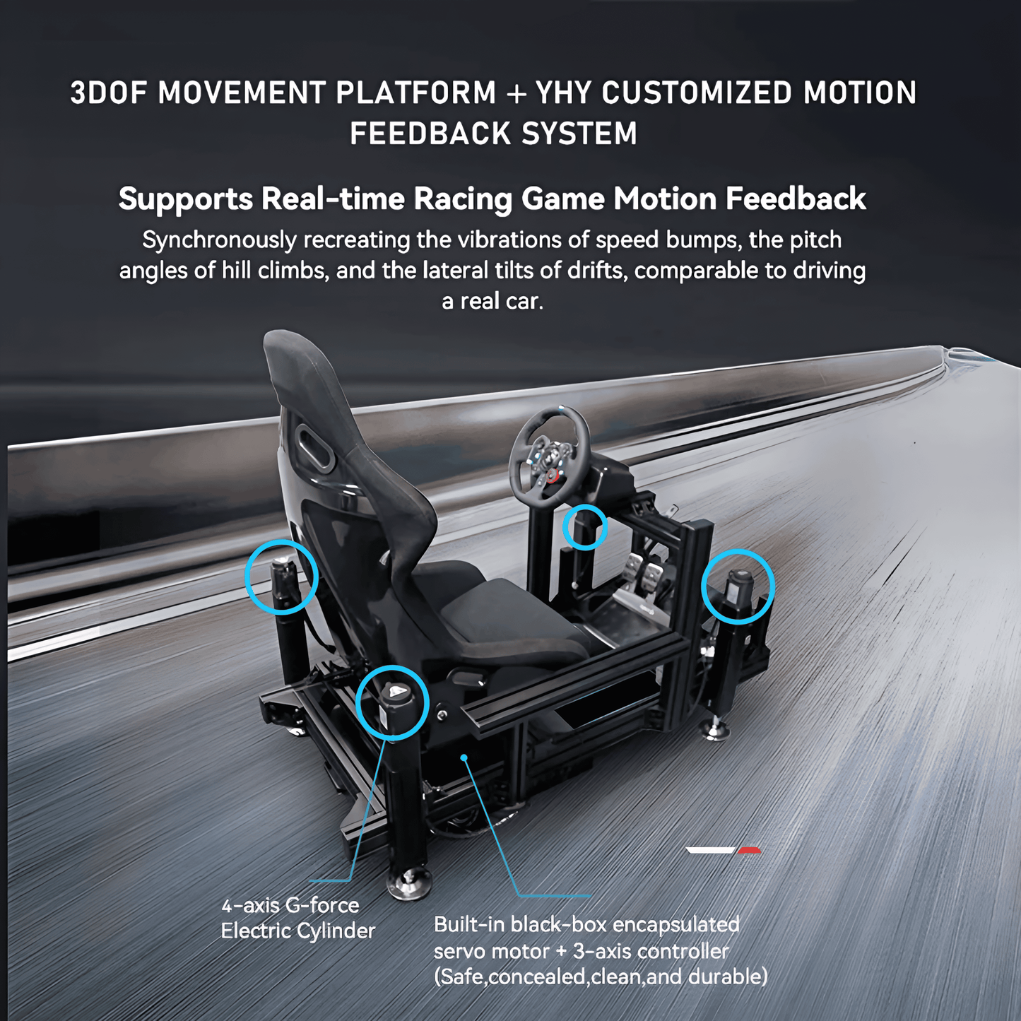Racing Simulator Full Racing Movement