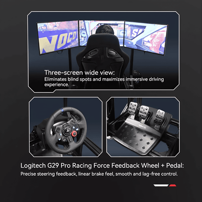 Racing Simulator Full Racing Movement