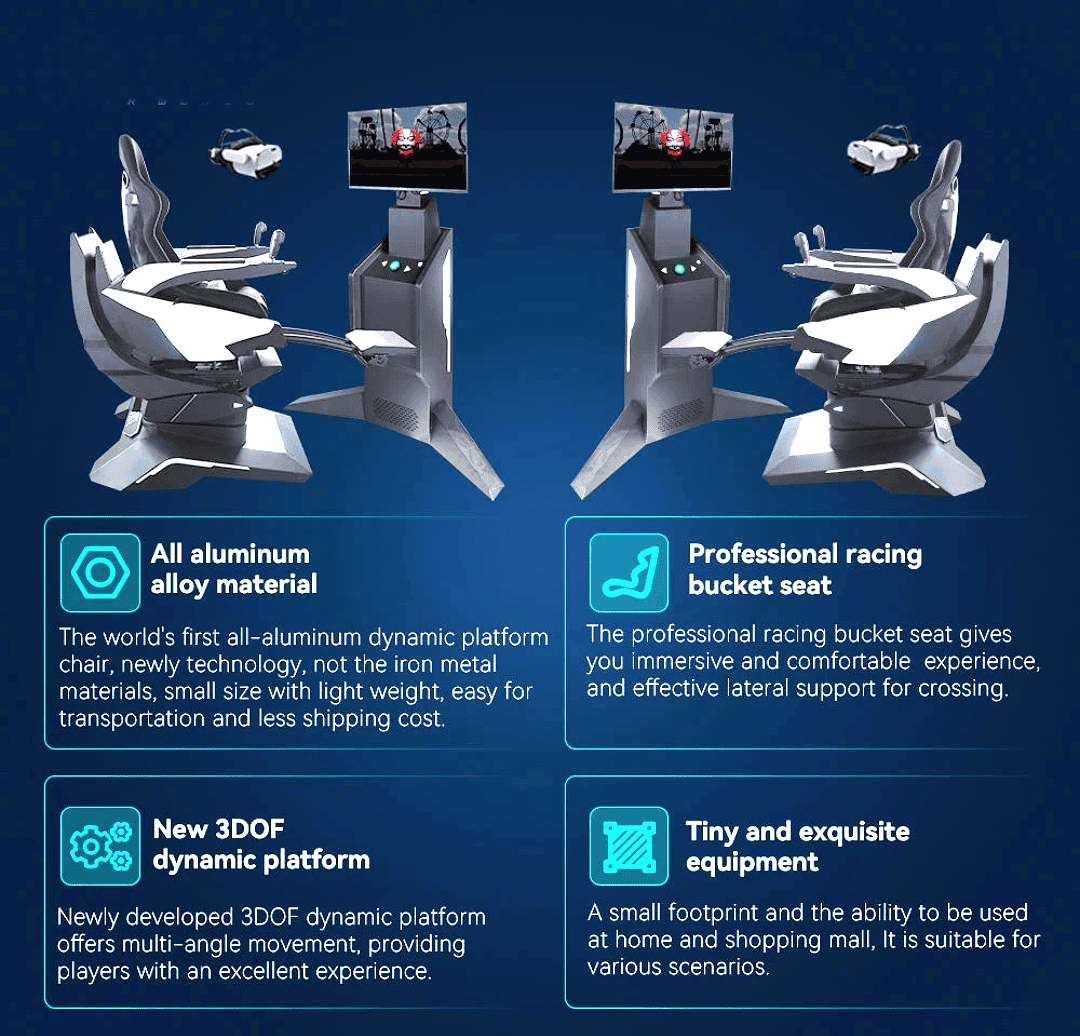 Virtual Reality Game 9D Racing & Flight Simulator